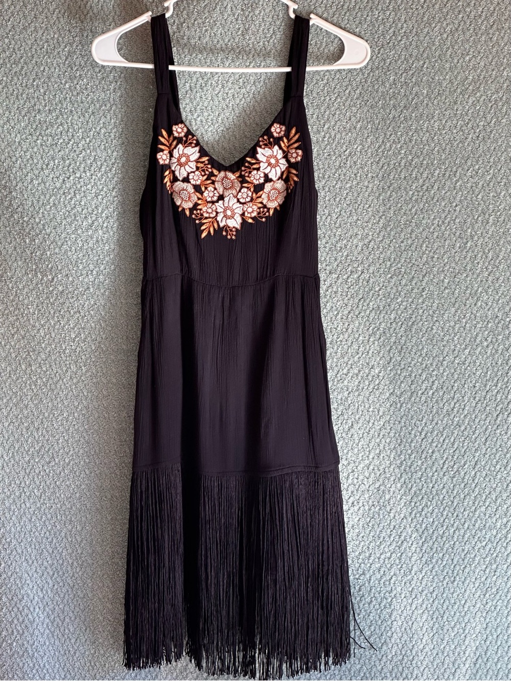 Idyllwind Embroidered Fringe Dress